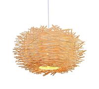 Single Head E27 Japanese Style Pendant Light Retro Industrial Country Natural Style Chandelier Fashion Home Decoration Hanging Lamp Bar Restaurant Club Light Fixture