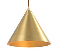 Single Head Flush Mount Pendant Lamp, Base Ceiling Chandelier, American Industrial Style Copper Hanging Light, Balcony Bedroom Restaurant Decorat Light Fixtures