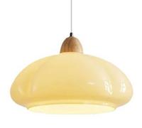 Single Head Personality Hanging Lamp, French Minimalist Style Pendant Light, Creative Hat Shape Glass Chandelier, Restaurant Bedroom Balcony Decoration Light Fixtures