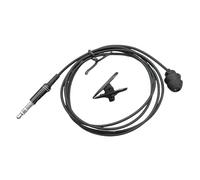 Single Headset Earpiece - Noise Reduction Corded Earpiece, Budget Black Hands-Free Audio, Silicone Running Gear, Wired Mp3 Player Accessory | Minimalist Single Earphone for Walk-man Outdoor
