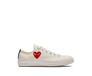Single Heart Chuck 70 Trainers - male - Comme des Garçons Play - Sneakers - White - 5 1/2 UK - Shoes 5 1/2 UK