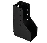 Single Heavy Duty 2mm Thick Black Concealed Joist Hanger For Gazebo Pergola Or Carport - Pergola Connector 45X125mm