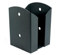 Single Heavy Duty Galvanised Anthracite Grey Post Support - Pergola Post Anchor - Pergola Post Bracket - Pergola Foundation - 4X4"