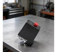 Single Hole Air Compressor Pressure Switch 0.5-1.2MPa 220V G1/4" Mechanical Valve For Industrial Pneumatic Systems