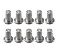 Single Hole Clevis Pins 10Pcs T Shape 304 Stainless Steel Clevis Pins?Durable M6x12/20/25/30/40mm Flat Head