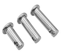 Single-hole flat-head U-pin, Stainless Steel Clevis Pins | Size M3/M4/M5/M6 16/20/25/30mm Usage: Mechanical Use(L is 30mm,M4 10pcs)
