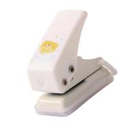 Single Hole Handheld Puncher 1/4 Inch Capacity 6 Sheets Scrapbooking Film Handheld Document Hit