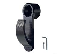 Single Hole Helmet Holder for Wall Door Garage Single Hole(black) | CNC machined for aluminium, rust resistant, 5 colour options, single hole design, fitment