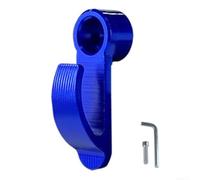 Single Hole Helmet Holder for Wall Door Garage Single Hole(blue) | CNC machined for aluminium, rust resistant, 5 colour options, single hole design, fitment