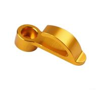 Single Hole Helmet Holder for Wall Door Garage Single Hole(Gold) | CNC machined for aluminium, rust resistant, 5 colour options, single hole design, fitment