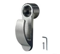 Single Hole Helmet Holder for Wall Door Garage Single Hole(titanium) | CNC machined for aluminium, rust resistant, 5 colour options, single hole design, fitment