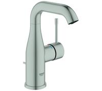 Single Hole Mixer Tap Grohe Essence with pop-up waste set Supersteel