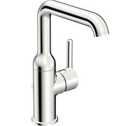 Single Hole Mixer Tap Hansa VANTIS Style pull knob and waste fitting 239x147mm Chrome