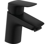 Single Hole Mixer Tap Hansgrohe Logis 70, Without waste-set Black Mat 71071670