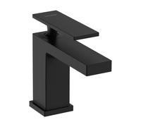 Single Hole Mixer Tap Hansgrohe Tecturis E 80 Pop-up waste set 280x230 mm Black Mat