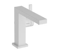 Single Hole Mixer Tap Hansgrohe Tecturis E Fine 110 Coolstart Push-Open Waste Trim 150x130mm White Matt