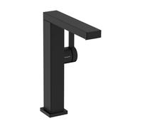 Single Hole Mixer Tap Hansgrohe Tecturis E Fine 210 Coolstart Swivel Spout Push-Open Drain Trim Black Mat