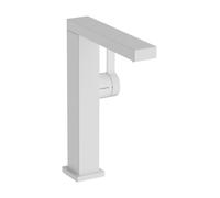 Single Hole Mixer Tap Hansgrohe Tecturis E Fine 210 Coolstart Swivel Spout Push-Open Drain Trim White Matt