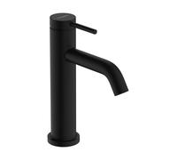 Single Hole Mixer Tap Hansgrohe Tecturis S CoolStart waste puller Start/Stop 110mm Black Mat