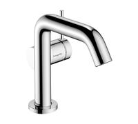 Single Hole Mixer Tap Hansgrohe Tecturis S Fine 110 Coolstart Push-Open Waste Trim Chrome