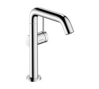 Single Hole Mixer Tap Hansgrohe Tecturis S Fine 210 Coolstart Swivel Spout Push-Open Drain Trim Chrome