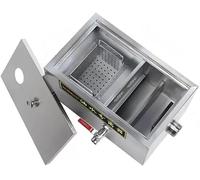 Single-hole Oil-water Separator, Stainless Steel Catering Grease Trap, Canteen Oil Filter, Multi-layer Filtration To Separate Oil Stains, A