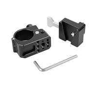 Single Hole Pipe Clamp for 30MM Pipe Aluminum Home Improvement Rod Mount with 1 / 4Inch-20 Thread Screw Accessories Home Clip