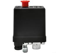 Single Hole Pressure Control Switch 20A 90-120PSI Red(A)