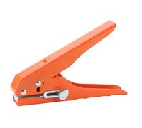 Single Hole Punch 10mm, Adjustable Circle Cutter for Cardboard Paper PVC, Portable Puncher with Scale for Crafts and Thin Wood Veneer