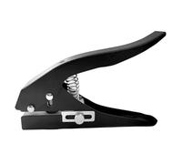 Single Hole Punch, 15mm Portable Long Hole Punch Heavy Duty Adjustable Hand Puncher for Craft Paper, Ticket, Tag, Scrapbook