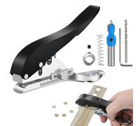 Single Hole Punch,Edge Banding Punching Pliers PVC Hole Pliers Edge Band Puncher Plier for DIY Craft Projects Edge Banding Punching Pliers Screw Covers Hole for Bank Card (10MM)
