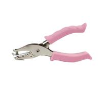 Single Hole Punch for Crafts 6mm Hole Puncher with Soft Grip Handle & Paper Cage Metal Handheld Paper Punch for Clean Holes on Tags Tickets Cards Scrapbooking Home School Office Use