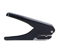 Single Hole Punch Handheld Heavy Duty Metal Hole Puncher for Business Cards Plastics Paper Crafting Office Supplies 10 Sheets Capacity Durable Ergonomic Design