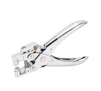 Single Hole Punch Heavy Duty 5mm Eyelet Grommet Puncher Handheld Paper Punch Tool for Office School Craft Supplies Metal Construction 30 Sheets Capacity