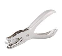 Single Hole Punch Paper Cutting Tool with Comfortable Grip for Crafts Scrapbooking and Ticket Marking - Metal with Scratch Resistant Tin Plating 6mm Diameter Punches 8