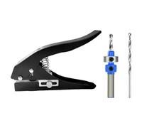 Single Hole Puncher,Paper Punch Portable Hand Held | Portable Craft Repair Tool for Thin PVC Sheets Paper Crafting Label Cards Tags Scrapbook Projects