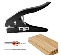 Single Hole Puncher,Portable Hand Held Paper Punch | Handheld Craft Repair Tool for Cardboard Thin PVC Sheets Tags Scrapbook Label Cards Crafting Projects