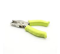 Single Hole Ticket Collector Leather Handle 3mm / 6mm, Green 6mm