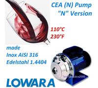 Single-impeller centrifugal pump AISI316 CEAM80/5N 0,75kW 230V50Hz Lowara CE N