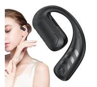 Single In-Ear Headset - Wireless Earphones, Creative Earbuds | Driving Headphones for Long Hours of Discussion for Mobile Phones, Computers, PC, Meetings, Exercise F