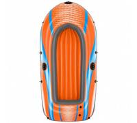 Single Inflatable Kayak, Foldable Water Boat, With Oars