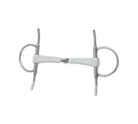 Single jointed snaffle bit for horse Beris