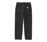 Single Knee Pant Black Stone Washed Denim, 38x32
