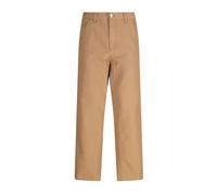 Carhartt WIP - Single Knee Rinsed Hamilton Brown - Pants - brown - W33 / L32 - 100% Organic Cotton W33 / L32