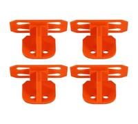 Single Lane Wall Mount - 3D Printing Material 4 Pieces 2.64x1.42x1.18 Inches | Display Rack | Hangable Rack Space Saving Organizer For Home Office Wall Storage Shelving And Daily Use