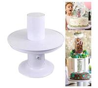 Single Layer 8 inch 2 in 1 Surprise Birthday Cake Popping Stand, Creative Pop-up Hidden Gift Cake Holder Wedding Party Decor Cake Stands