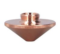Single Layer Cutting Nozzle for Metal Fiber Machine 2.0 mm Hole Diameter 28 mm Outer Diameter 15 mm Height 11 mm Thread Specification Copper Construction 1083 C Operating (1.0(Hole Dia 1.0mm))