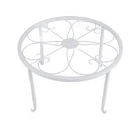 Single Layer Iron Plant Stand Floor Standing Simple Low Plant Pot Stand Balcony Living Room Flower Pot Shelf Premium Material Stable Structure Strong Bearing Capacity Indoor (Large Size (24x18.5cm /