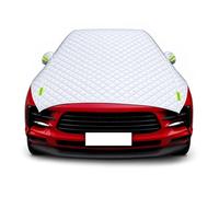 Single-Layer Partial Car Cover, 5.2X2.4 METERS | Quilted Exterior Pattern, Single-Layer Cover Body, Included Nonwoven Bag for Storage Between Parked-Car Uses