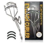 Single Layer Sagging Eyelash Curler for Eyelids, Root, Eyelashes, Raised Chevron Shape, Silicone Rubber, Non-Breaking, Replacement Rubber 3 Pieces